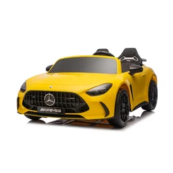 Licencirani auto na akumulator Mercedes Benz GT63 AMG - dvosjed - žuti