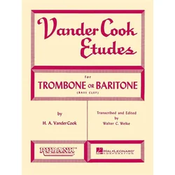 VANDERCOOK:ETUDES FOR TROMBONE OR BARITONE