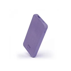HAMA Fabric 10 Power Bank, 10000 MAh, USB-A + USB-C, Lavanda