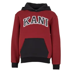 Karl Kani Majica Serif temno rdeča/črna/bela