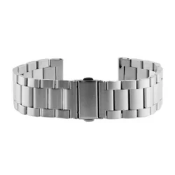 Metalni kaiš - MK22.39 Srebrni 22mm