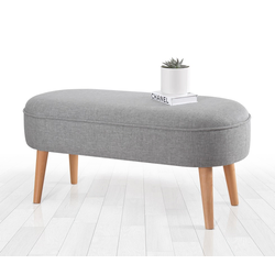 Atelier del Sofa Tabure 100x47x40cm, Sivo