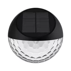 Aigostar - LED solarno zidno svetlo LED/2W/1,2V crna 2700K IP44