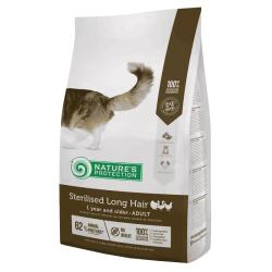 Natures Protection Dry Feed Longhair Sterilised, Živina - 400 g