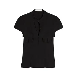 Bershka Bluza črna