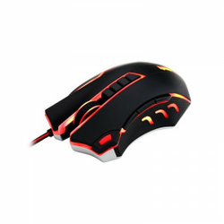 REDRAGON gejmerski miš TITANOBO M802  Laserski, 24000dpi, Crna/Crvena