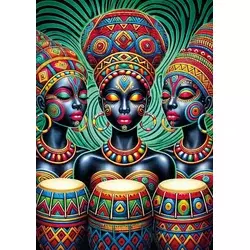 Art puzzle - Puzzle Tribal Rhytm - 1 000 kosov