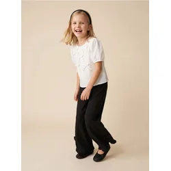 Sinsay - Wide leg pantalone sa ukrasnim mašnama - crno