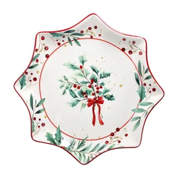 Tognana Tanjir za panetone Mistletoe Christmas Mistletoe Festival, 31 cm, Šareni
