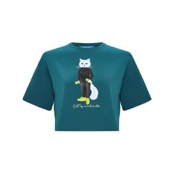 Cat e Lolette Majica Sport Cat modra