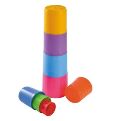 Infunbebe Igračka za bebe zaglavljene čaše 12M+ (8kom)