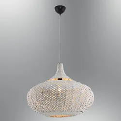 Opviq Luster 4461-16-01, 120cm, 50 cm 24W, E27, Beli