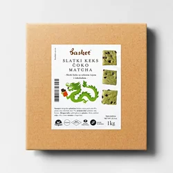 BASKET Slatki keks čoko matcha, 1kg
