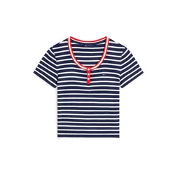 Tommy Jeans Majica mornarska/bela