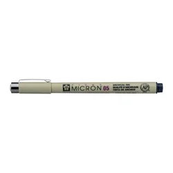 Sakura Pigma Micron 05 fineliner 0,45 mm – set 6 barv - Modro črna