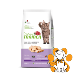 Natural Trainer Cat Mature +7, Chicken 1.5kg, Za Starije Mačke Preko 7 Godina Na