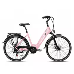 CAPRIOLO električni bicikl e-city lady pink