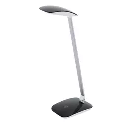 Eglo Cajero stona lampa/1, led, 4,5w, 550lm, na dodir, usb,  plastika/crna