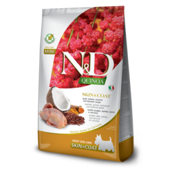 N&D Quinoa hrana za pse - Skin & Coat Quail MINI 2.5kg