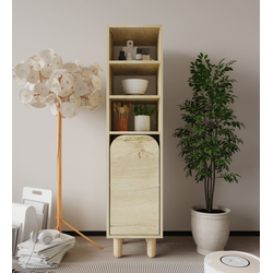 HANAH HOME Visenamenska samostojeća polica Parma 1 Sapphire Hrast