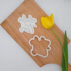 KREATIVNI SLATKIŠI Modla za kolače i ukrase Mladin tim, 10 cm, Bela