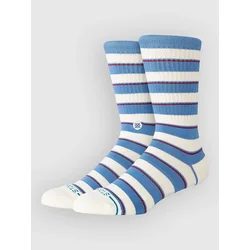 Stance Striped It Crew Socks capriblue