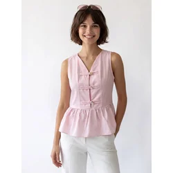 MixRay Bluza Blusen rosé