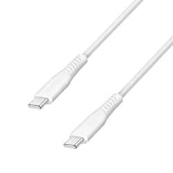 Logilink USB 2.0 Type C - C, M/M, 60 W, bela, 1.0m