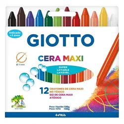 VOŠTANE BOJE 12boja Giotto Cera Maxi FILA 2912 b