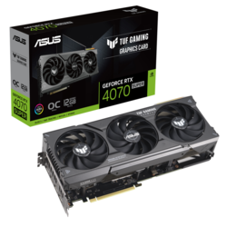 ASUS TUF GeForce RTX 4070 SUPER OC graphics card - 12GB GDDR6X HDMI 3x DP