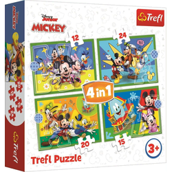 Trefl Set slagalica Disney, 4 komada, 71 deo