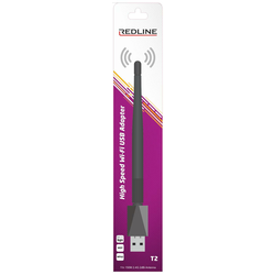 REDLINE Wi-Fi mrežna kartica, USB, 2.4 GHz, 2 dB, 150 Mbps, RT7601 - T2 WiFi antena