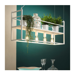 ONLI - Luster na sajli sa policom JEFFER 4xE27/22W/230V bela