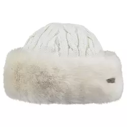 Barts FUR CABLE BANDHAT WHITE ONE SIZE, trak, bela