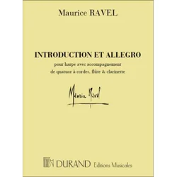 RAVEL:INTRODUCTION ET ALLEGRO HARP,STRING QUARTET,FLUTE,CLARINET