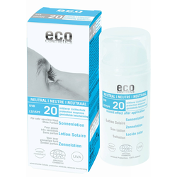 Eco Cosmetics Losion za sunčanje ZF 20 - bez mirisa - 100 ml