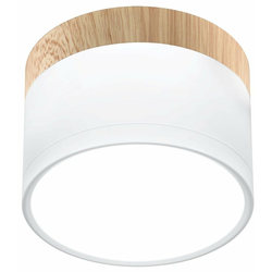 Tuba 9W Led 4000K White+Drewniany Dia. 8,8 Cm