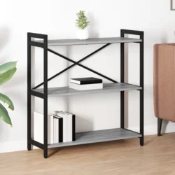 Polica Sivi hrast sonoma 80 x 30 x 85 cm Konstruirano drvo