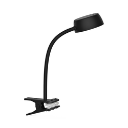 Top Light - LED Stona lampa sa klipsom OLIVIA KL C LED/4,5W/230V crna