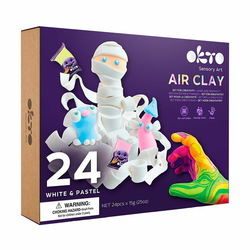 OKTO kreativni samoporjavitveni set 24 pastelnih odtenkov