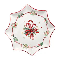 Tognana Tanjir za panetone Candy Stick Christmas Mistletoe Festival, 31 cm, Šareni