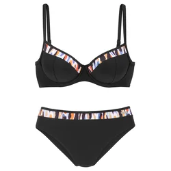 LASCANA Bikini  mešane barve / črna