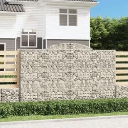 Lučne gabionske košare 2 kom 300x50x180/200cm pocinčano željezo