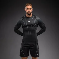Venum Streamline Rashguard Dugi Rukav Crno/Beli L