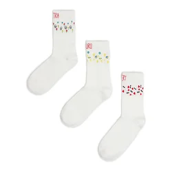 Cropp - 3 pack čarapa - white