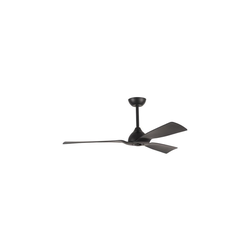 Plafonski ventilator prečnika 132 cm, IP44, crne boje sa daljinskim upravljačem