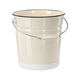 Emajlirano vedro 12l 26cm kremno 69941