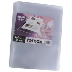 Fascikla L 100my pp A4 sjajna pk50 Fornax 1774 providna