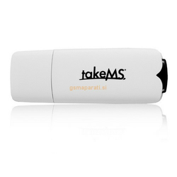 TAKEMS USB ključ 2,0 8GB, belo-črn