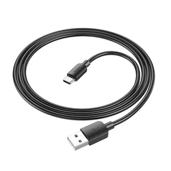 Hoco Kabel USB A na USB C Hoco PD 2,4 A, 27 W, 1 m, X96, črn